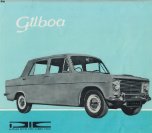 1968 autocars gilboa 1300 en fr sheet : Israel car brochure, ישראל מאַשין בראשור
