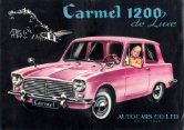 CARMEL 1200 1964 il f6 : Israel car brochure, ישראל מאַשין בראשור