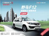 yema f12 2016 cn : Chinese car brochure, 中国汽车型录, 中国汽车样本