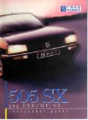 peugeot 505 sx executive 1994 cn guangzhou f11 : Chinese car brochure, 中国汽车型录, 中国汽车样本