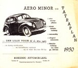 AERO MINOR 1950 dk f4 tatraplan