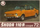 Skoda 110R Coupe 1972 dk sheet
