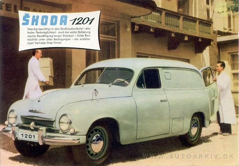 skoda 1201 van 1954