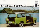 1978 TRABANT 601 S DE LUXE UNIVERSALde sheet