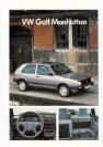 1991 VW GOLF MANHATTAN dk sheet