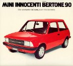1978 innocenti mini bertone ch sheet