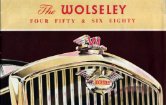 1951 WOLSELEY FOUR FIFTY and SIX EIGHTY en f12