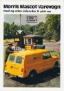 1972.10 mini vans dk f8 2854b morris mascot varevogn og pick-up