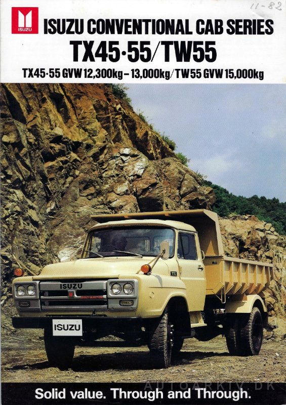 ISUZU bilbrochure, auto katalog, auto prospekt, automobile literature ...