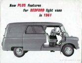 1960 Bedford New plus features for light vans in 1961 (LTA)