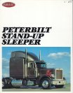 1987 PETERBILT stand-up sleeper (LTA)